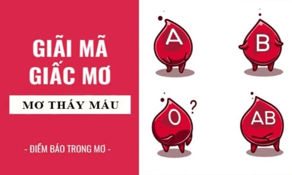 giải mã giấc mơ thấy máu